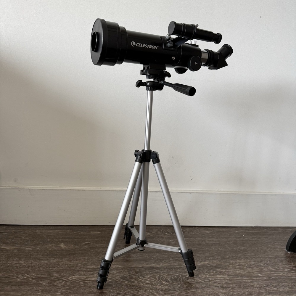 Celestron Travel Scope 70 Telescope with Tripod, Accessories & Backpack 21035